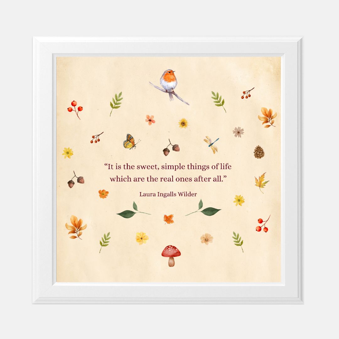 Sweet Simple Things Print 8 x 8