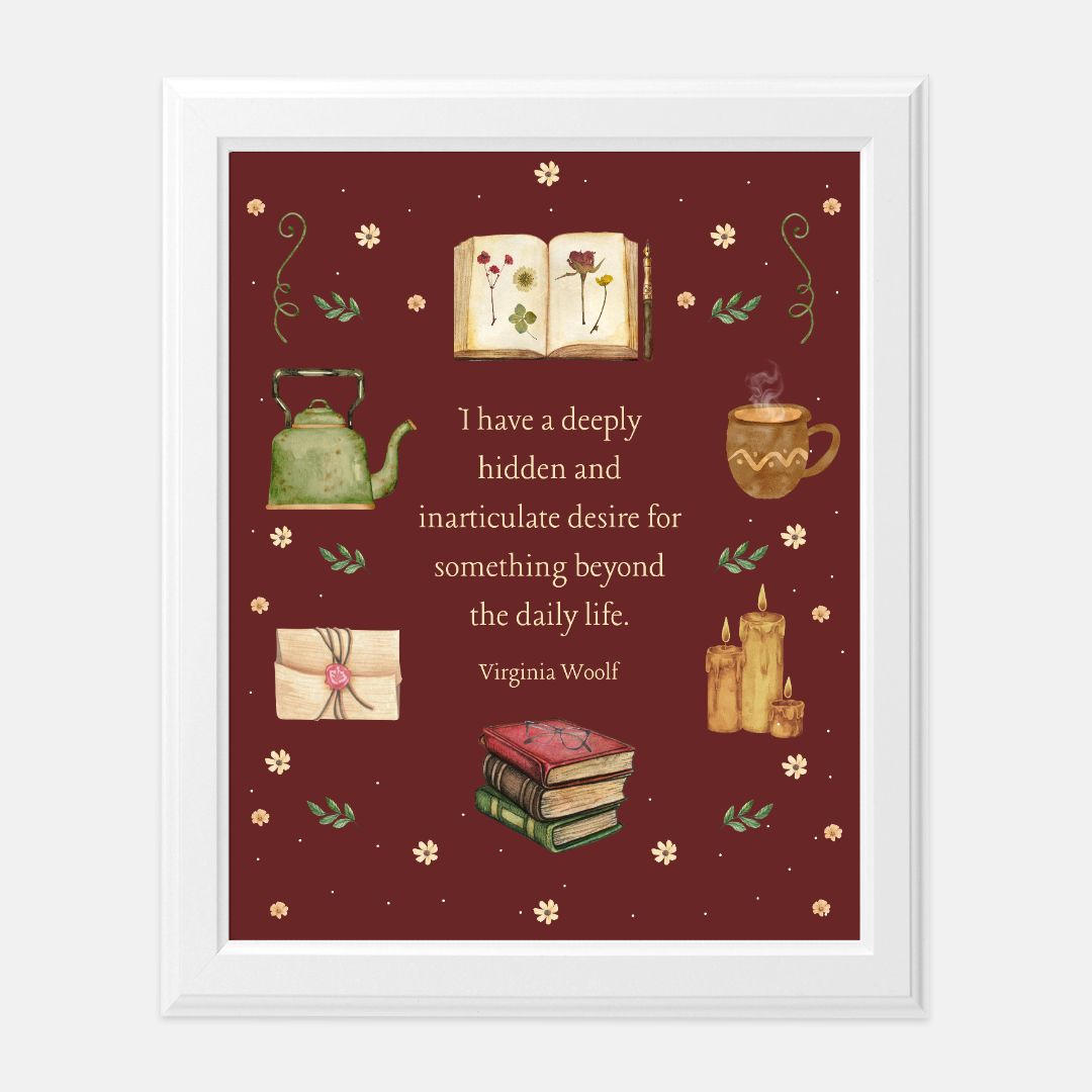 Virginia Woolf Print 8 x10