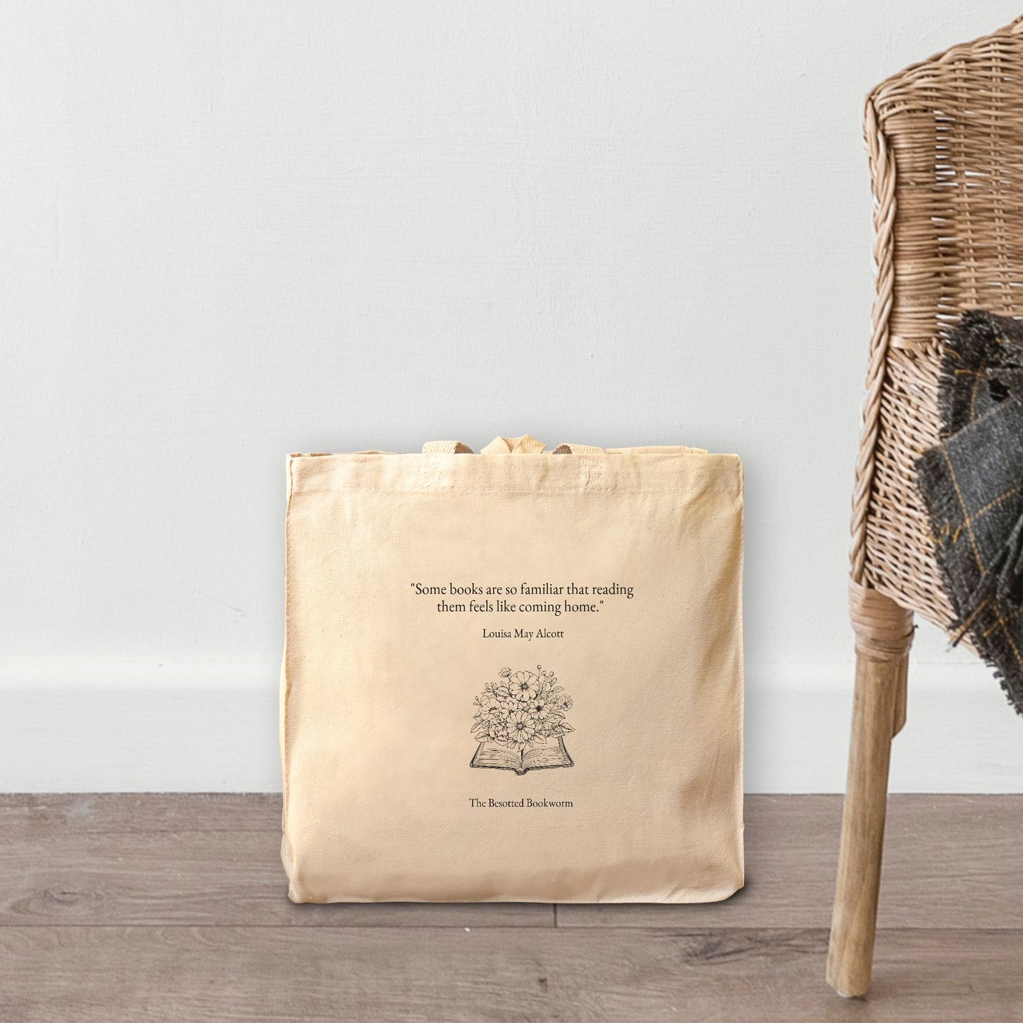 Louisa May Alcott Tote Bag Heavy