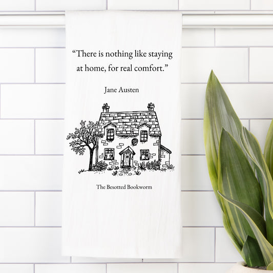 Jane Austen Tea Towel (Flour Sack)