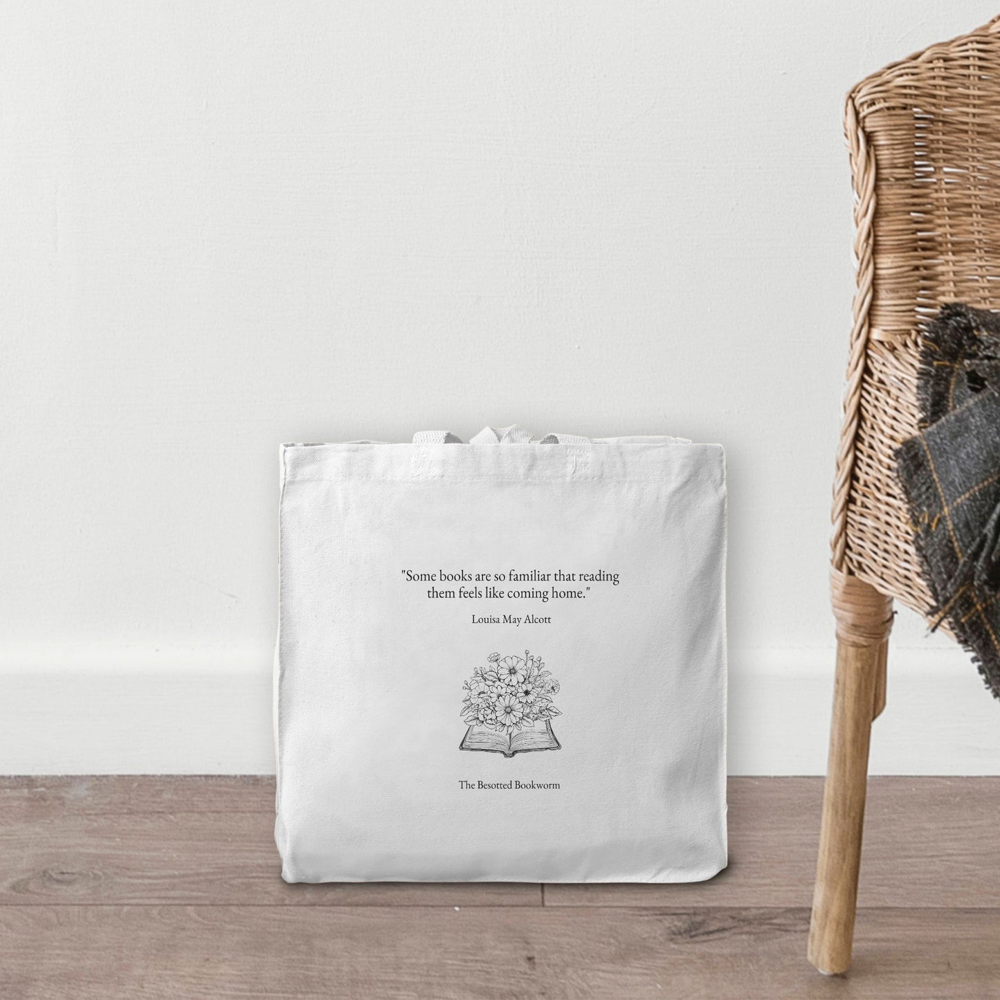 Louisa May Alcott Tote Bag Heavy