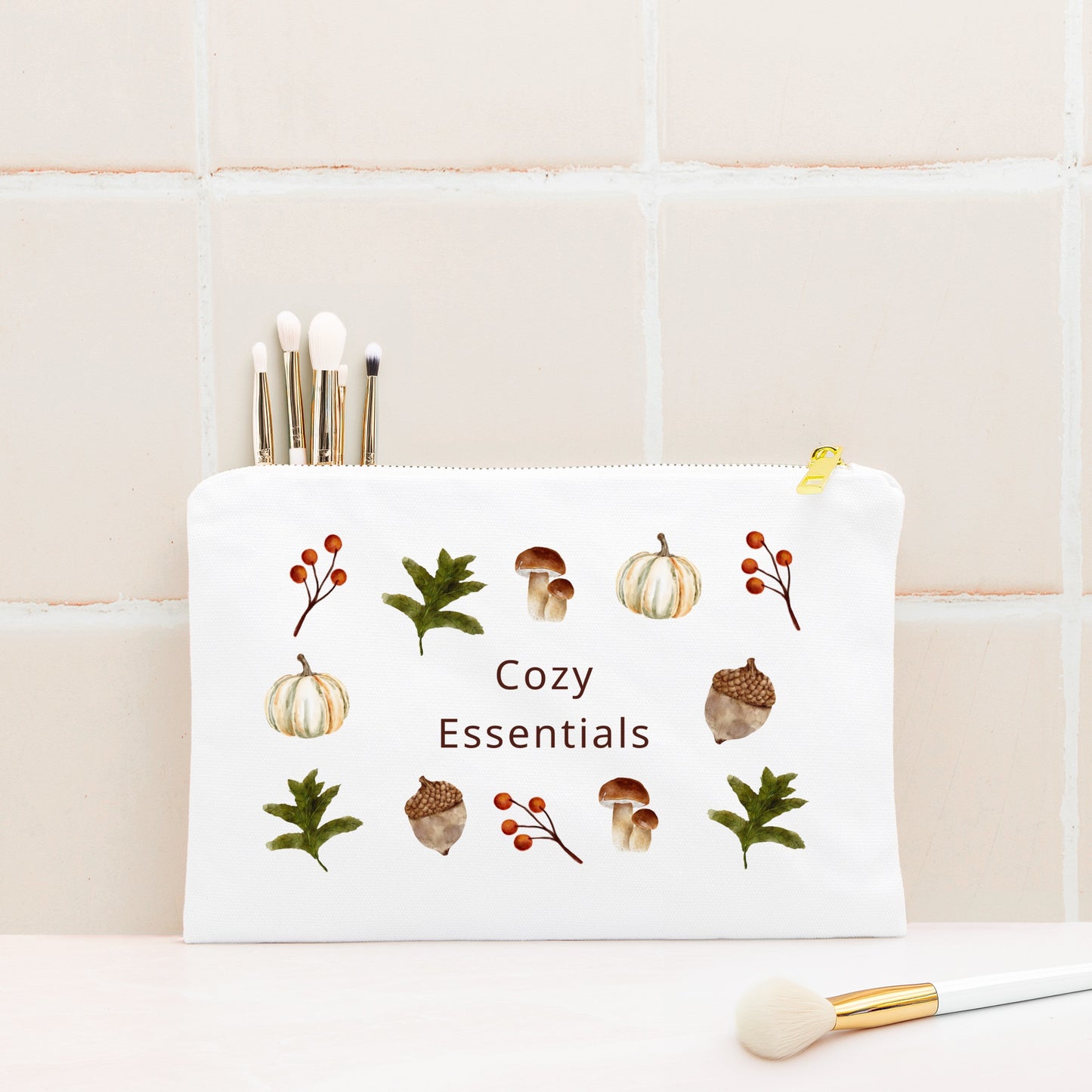 Cozy Essentials Cosmetic Bag