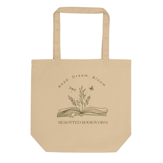 Besotted Bookworm Eco Tote Bag