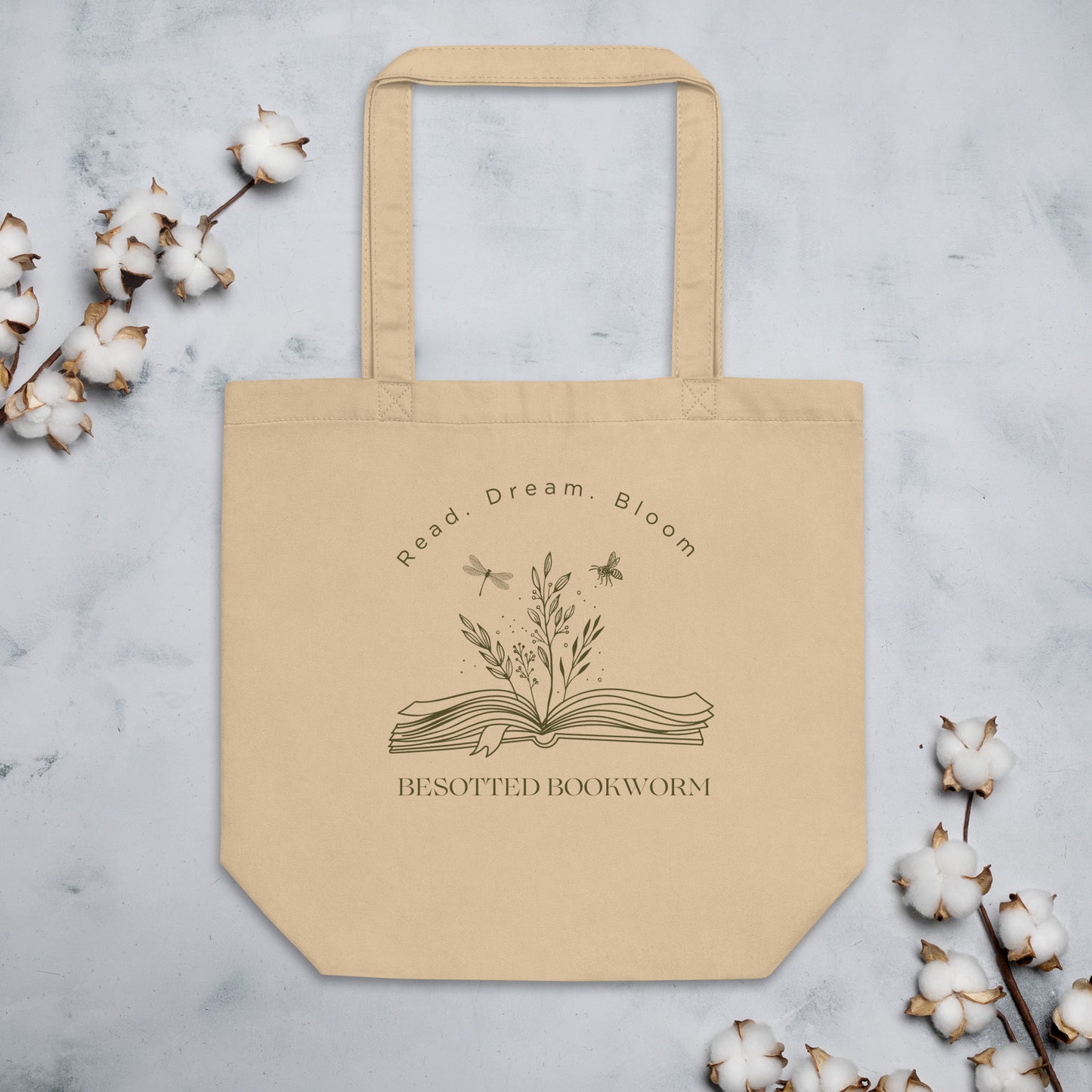 Besotted Bookworm Eco Tote Bag