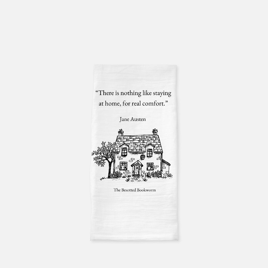Jane Austen Tea Towel (Flour Sack)