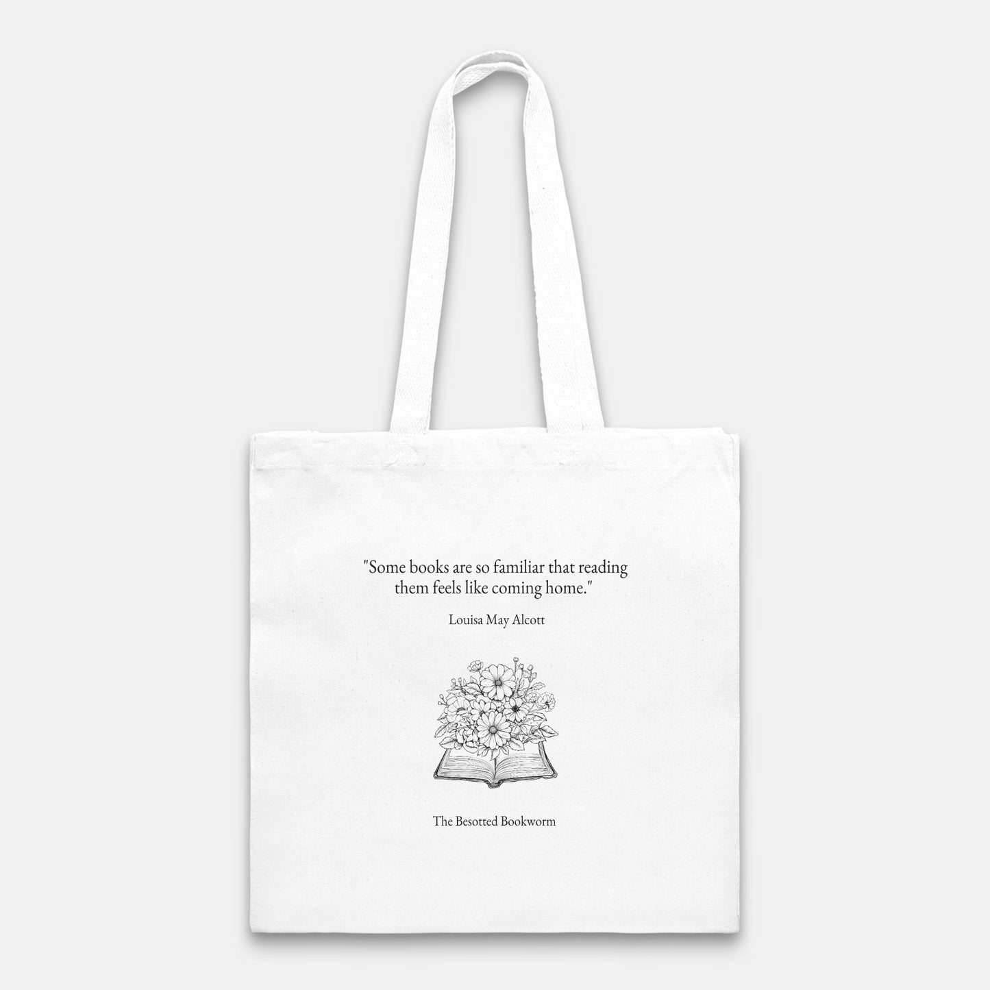 Louisa May Alcott Tote Bag Heavy